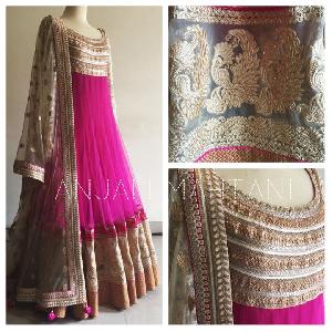 Heavy Net Anarkali Salwar Suit