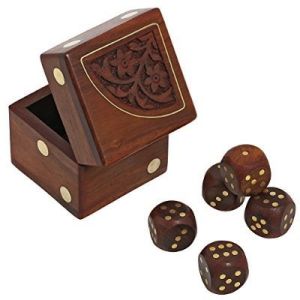 Wooden Dice Boxes