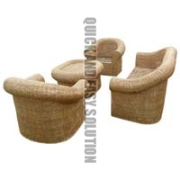 bamboo cane sofa set