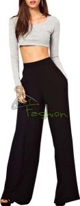 Womens Black Palazzo Pants