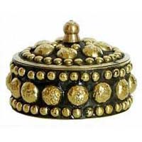 Brass Sindoor Box