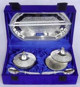 Silver Plated Brass Bowl Set