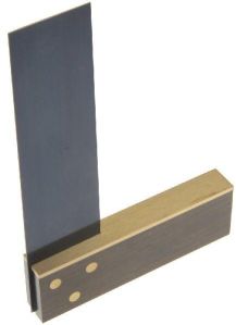 wooden handle try square