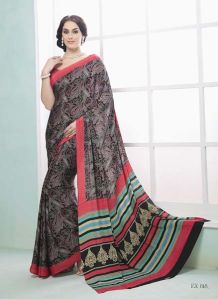 Printed Crepe Silk Saree