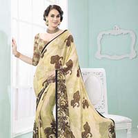 Printed Crepe Silk Saree