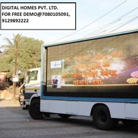 Led video van , mobile van, hydraulic led video van provider on rental