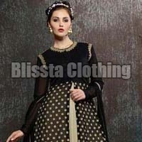 Black Georgette Anarkali Suit