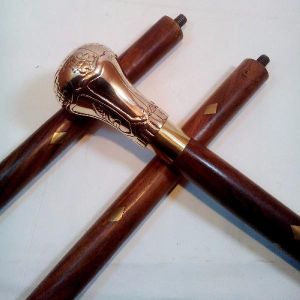 Brass Handle Walking Stick