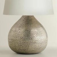 Punched Metal Table Lamp