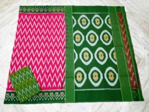 Pochampally pure cotton sarees.