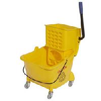 Wringer Mopping Trolleys - Single