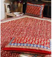 Hand Block Printed Bed Sheets