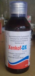 Dextromethorphan cough syrup