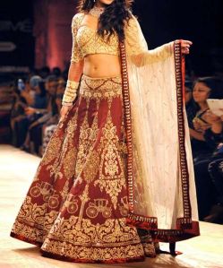 lehenga choli with GreenColor Lahenga