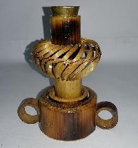 Cane Candle Stand
