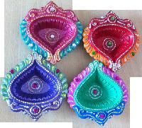 decorative diwali diyas