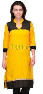 kurti yellow