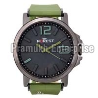 forest green fancy analog watch for men and boys