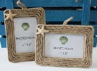 Iron Frame With Rope Photo Frames
