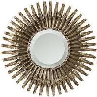 Iron Wire Antique Round Mirror