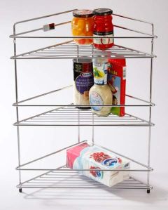 Stainless Steel Triple Corner Rack