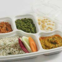 Plastic Disposable Meal Trays with Lid