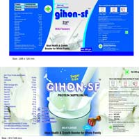 Gihon sf nutritional food supplement with milk flavour