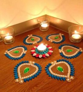 Multicolor Decorative Rangoli