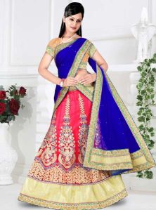 Royal blue lehenga choli