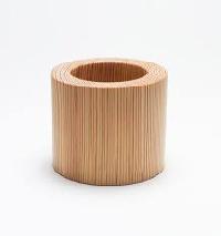wooden pen pot
