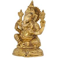 Brass Ganesh Statue