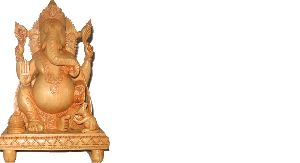 Wooden Ganesh