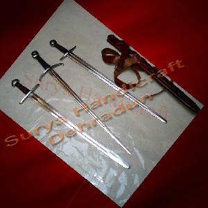 Tempered Sword with Belt Scabbard