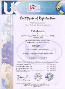 HACCP CERTIFICATION.
