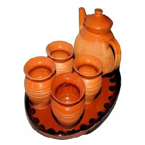 Terracotta Tea Set