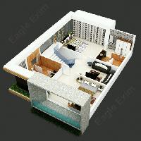 3D Architectural Site & Floor Rendering