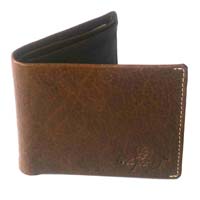 Leather Brown Men Regular Wallet