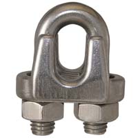 Stainless Steel Wire Rope Clamps