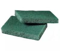 green scrubbing pad