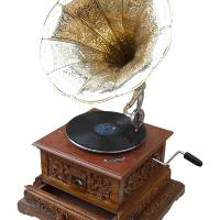 Wooden Gramophone