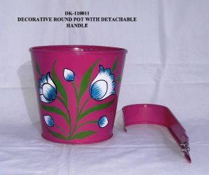 Round Pot With Detachable Handle`