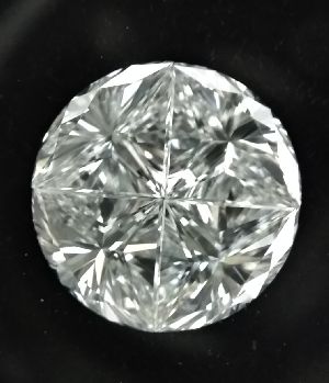4 Pcs Round Pie Cut Diamonds