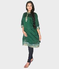 Green Sambalpuri Kurti