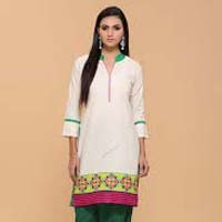 Ladies Long Slub Kurtis