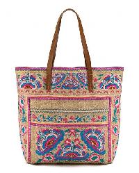 Embroidered Jute Bag