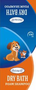 Petswill Dry Bath Foam ORANGE SHAMPOO