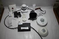 Security system with 3 motion sensor with wireless remote
