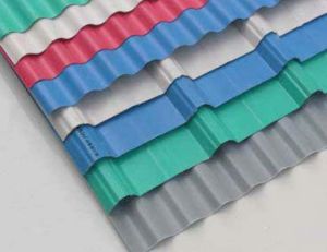 corrugated metal sheets