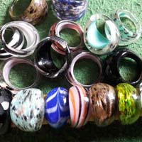 Glass Finger Rings