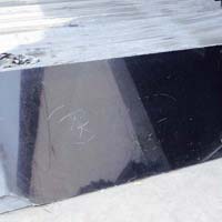 Gallexy black granite slabs